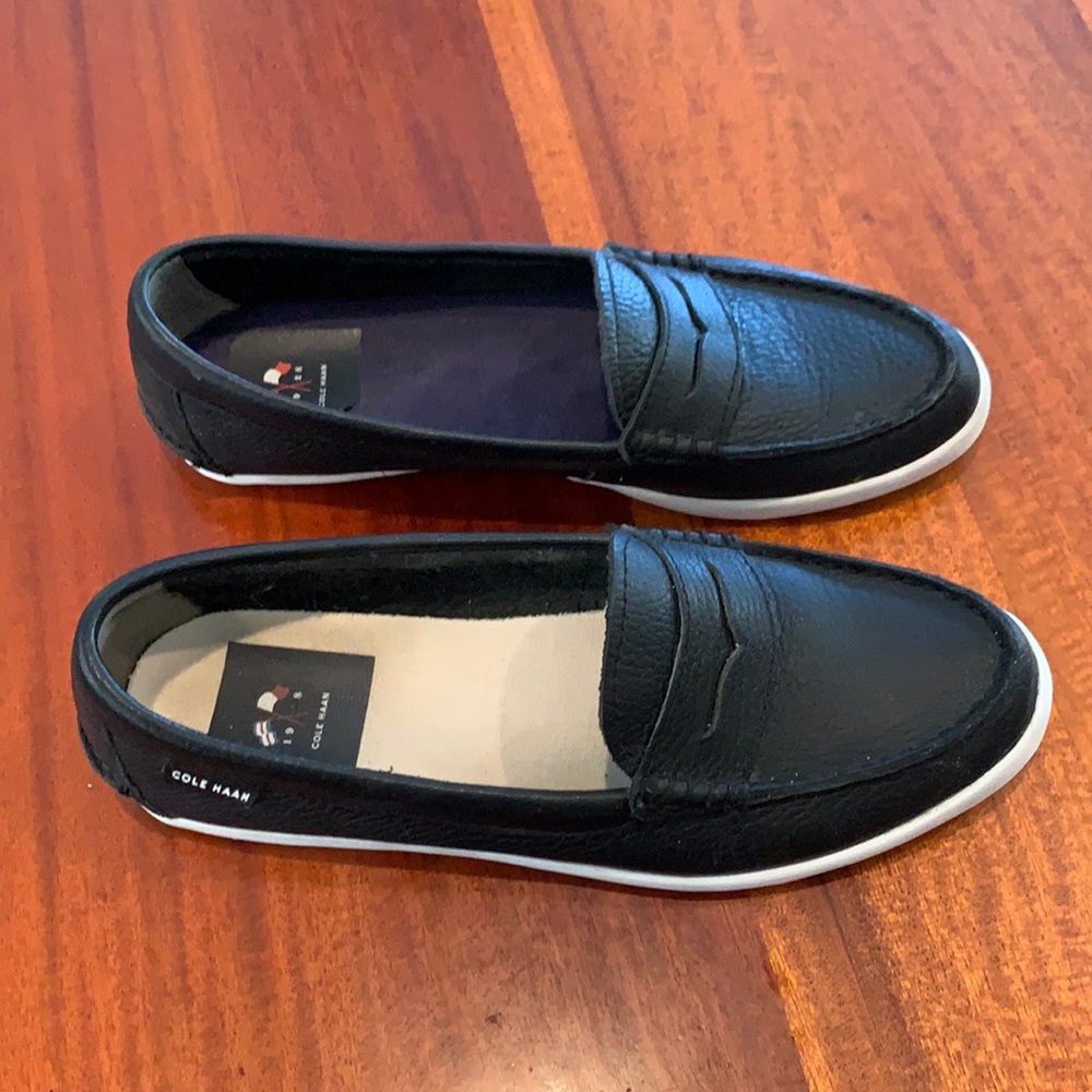 Cole Haan Black Loafers, Size 9
